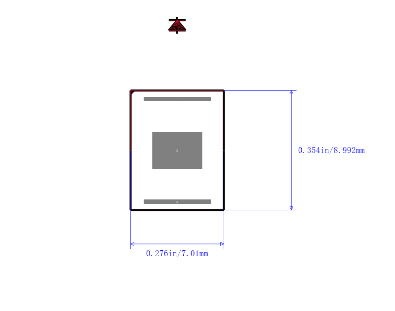 XRCRED-L1-0000-00M01封装图