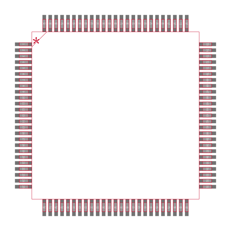 XR17D152IMTR-F封装焊盘图