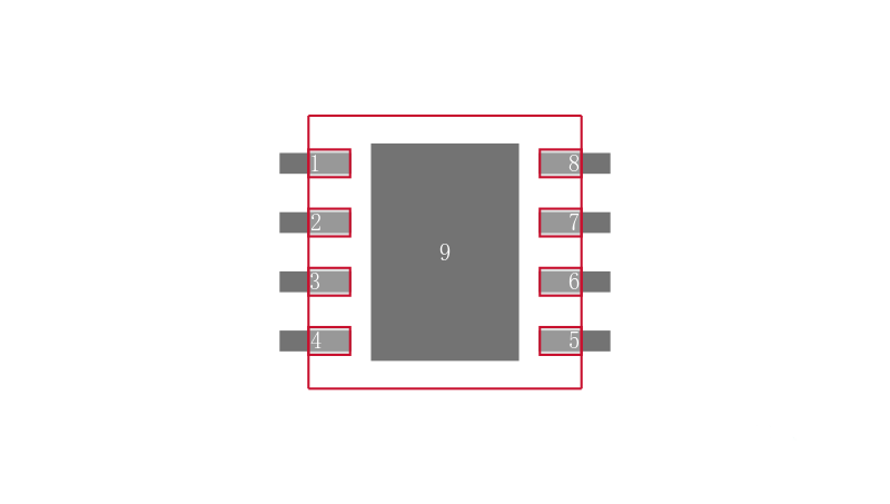 XRP2527IHBTR-1-F封装焊盘图