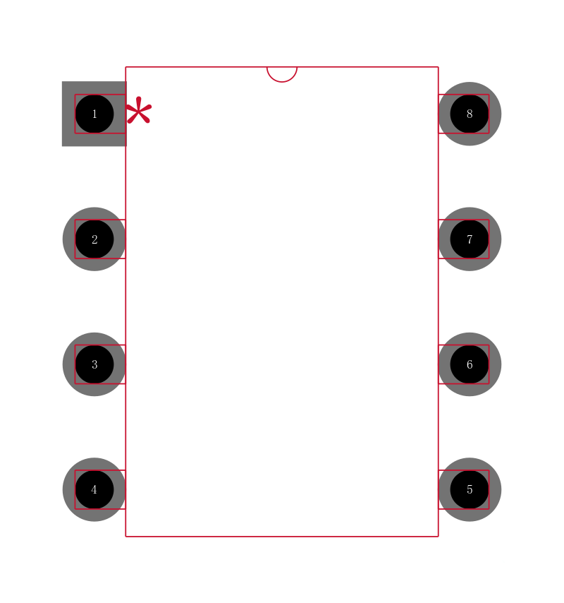 X5169PIZ-4.5A封装焊盘图