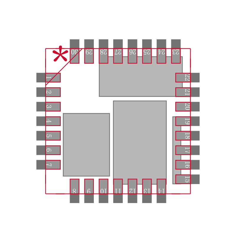 XR76108ELMTR-F封装焊盘图