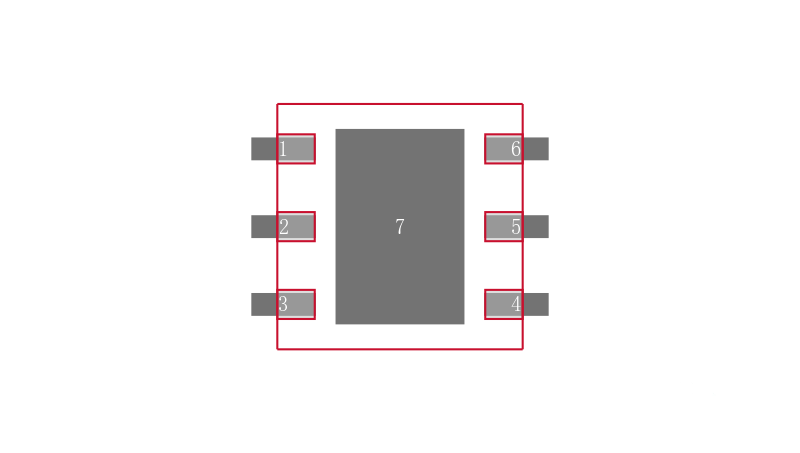 XRP6657IHBTR-F封装焊盘图