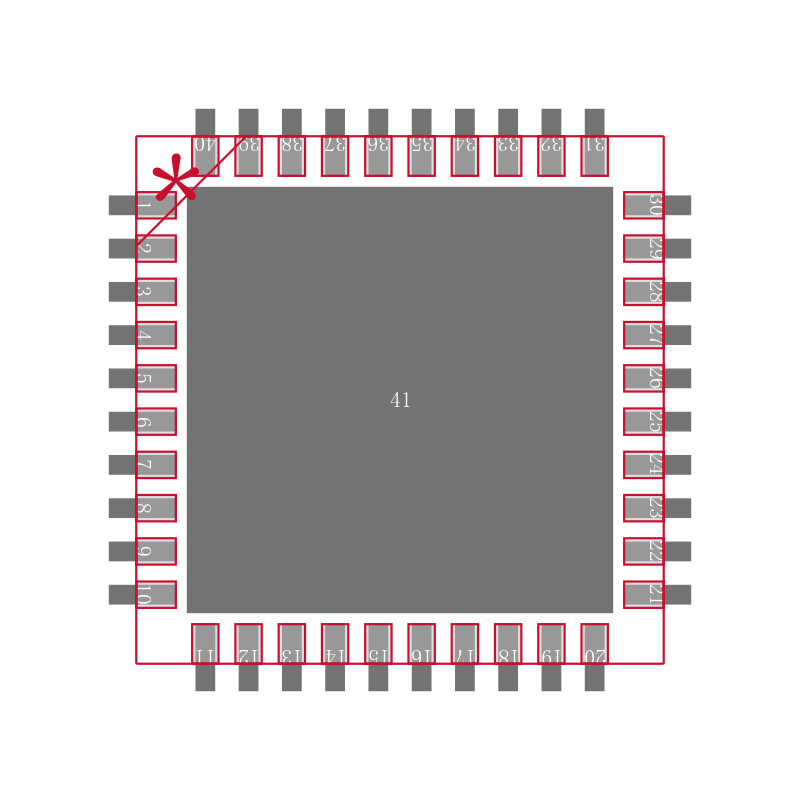 XRP7708ILB-F封装焊盘图