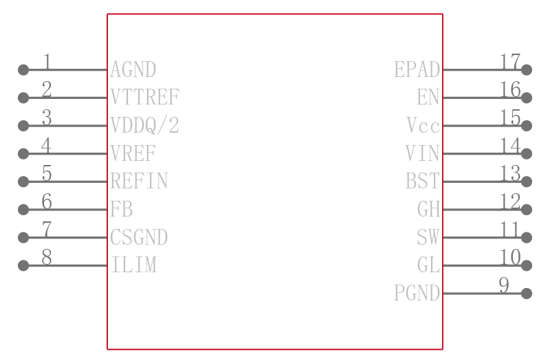 XRP6142EL2-0-F引脚图