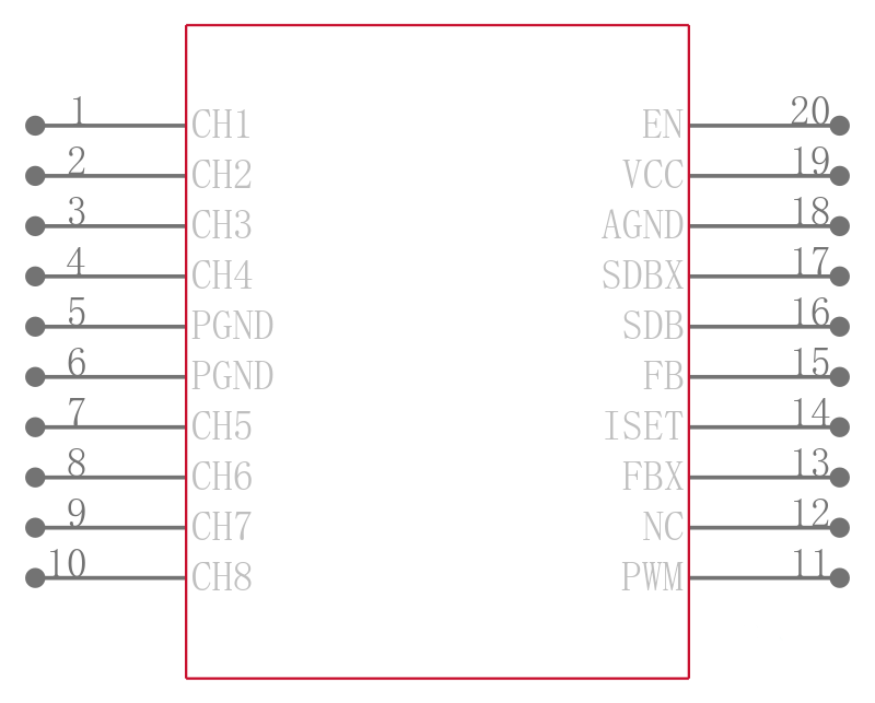 XRP7618IGBTR-F引脚图