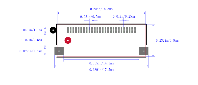 XF2M-2615-1A封装图