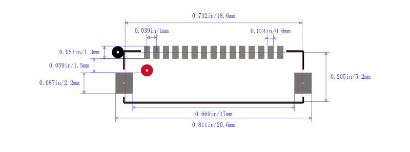 XF3M1-1515-1B封装图