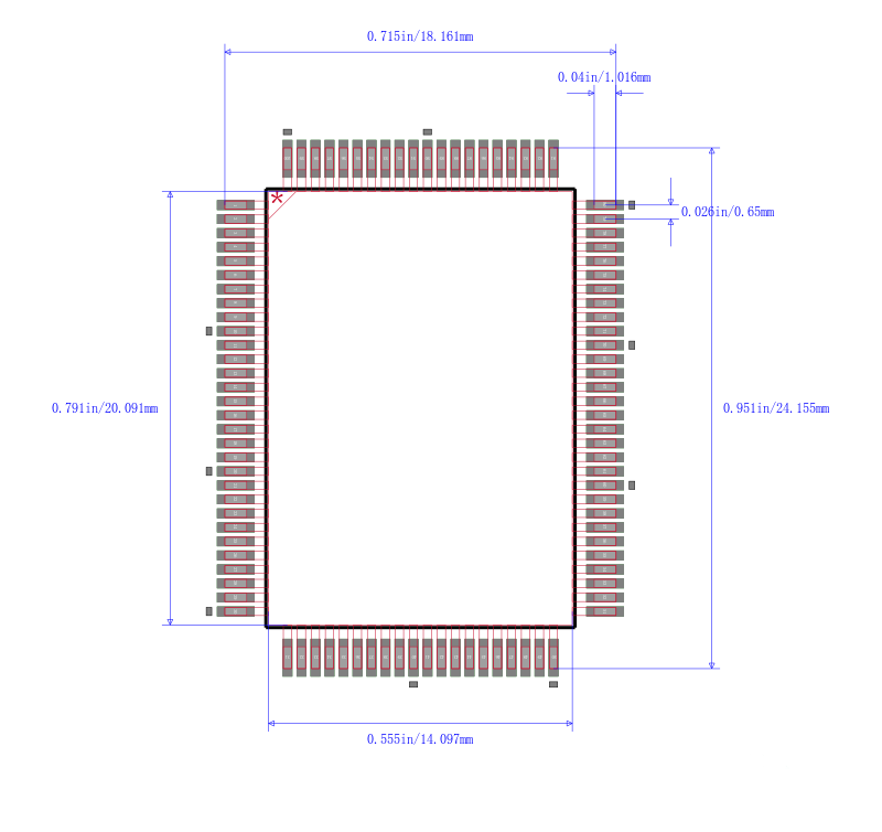 XR16M698IQ100-F封装图