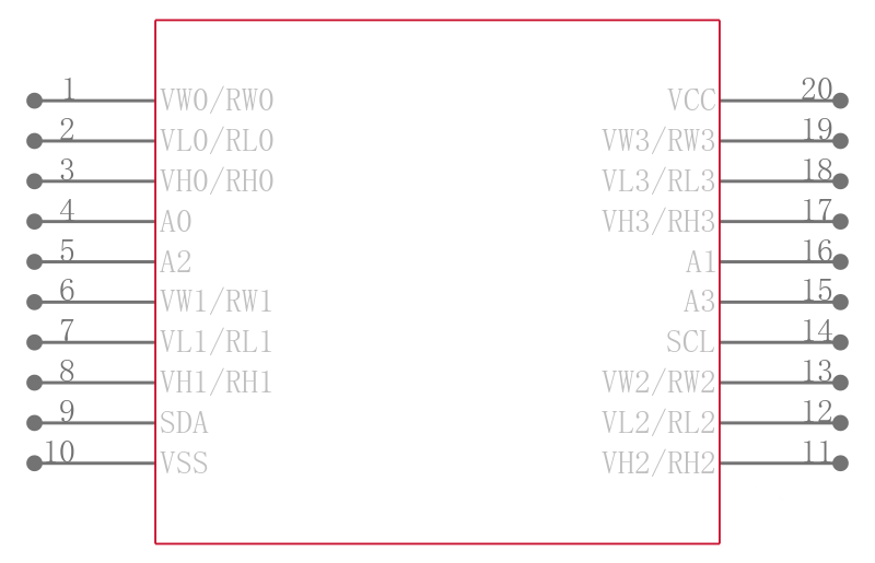X9241AWV引脚图