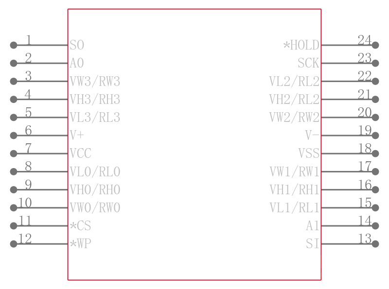 X9250TS24IZ-2.7T2引脚图