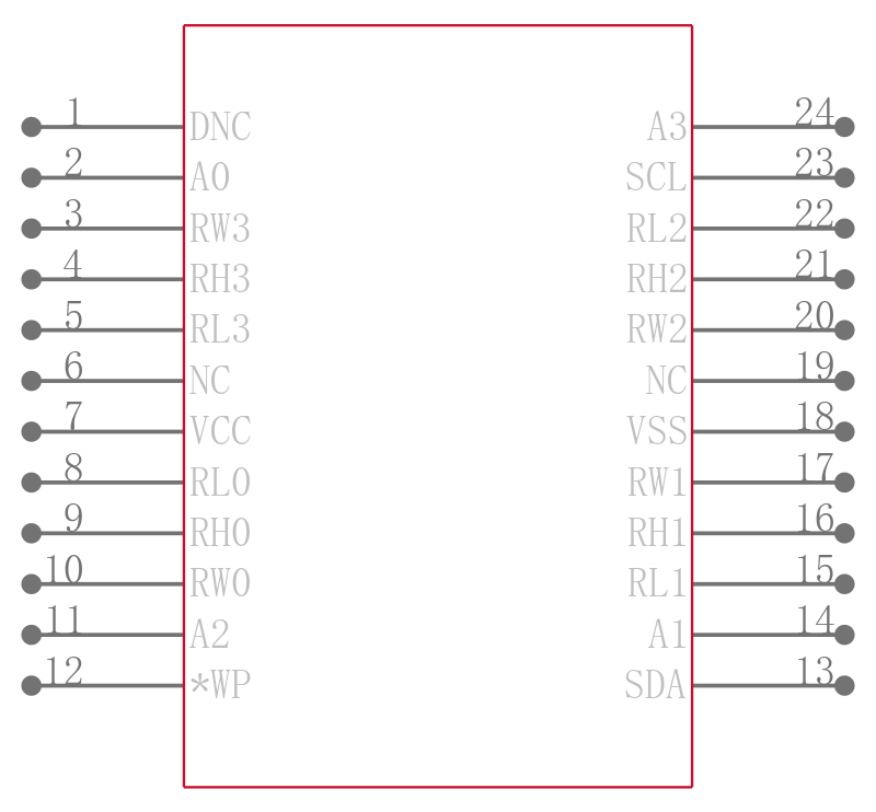 X9259TS24IZ-2.7引脚图