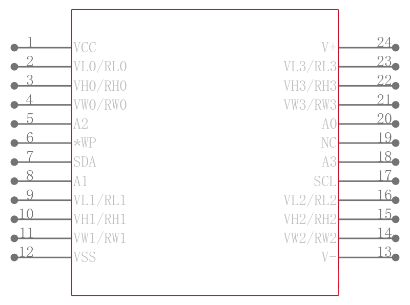 X9408WS24IZ-2.7T2引脚图