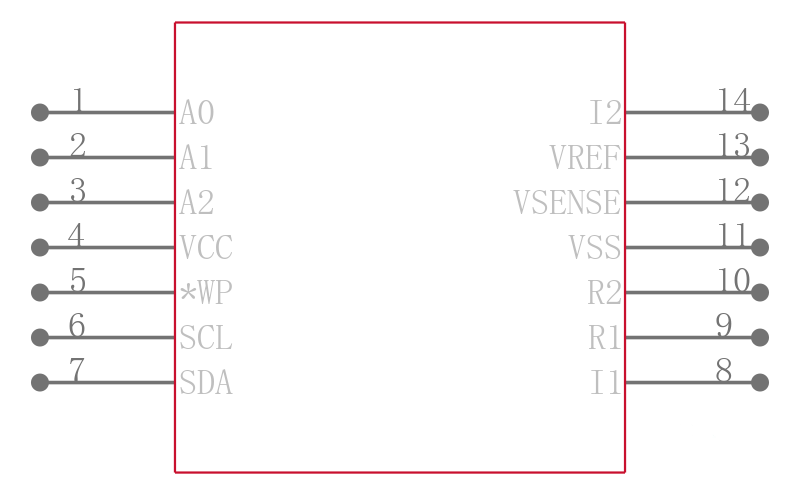 X96010V14IZ引脚图