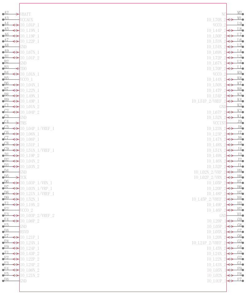 XC2V1500-6FFG896C引脚图