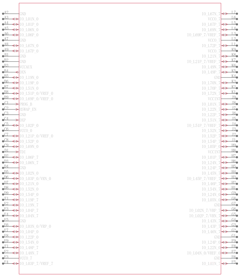 XC2V2000-5BG575I引脚图