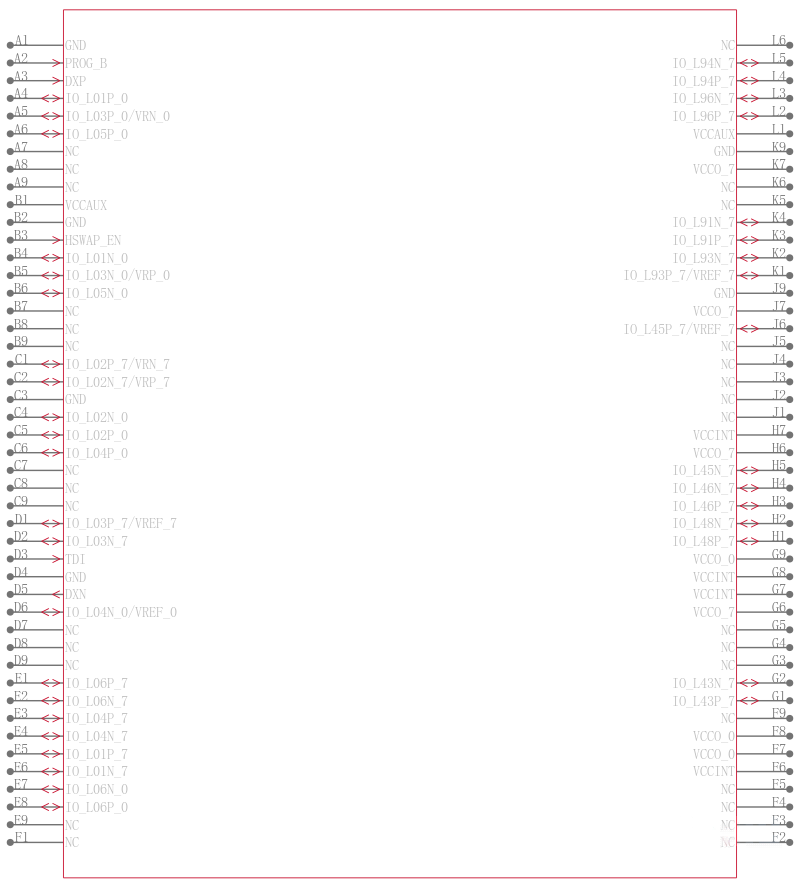XC2V250-5FGG456I引脚图