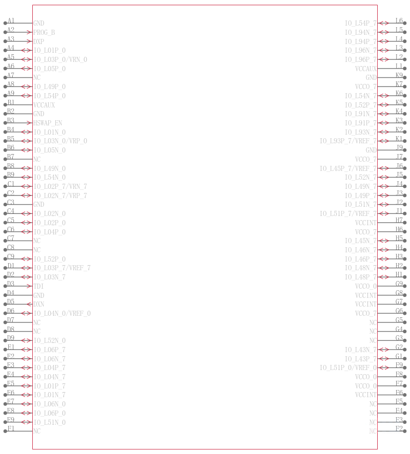 XC2V500-4FG456I引脚图