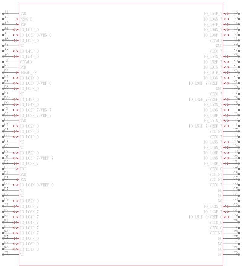 XC2V500-4FGG456I引脚图