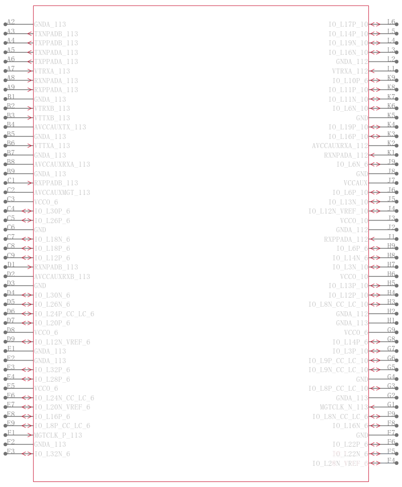 XC4VFX100-11FFG1517I引脚图