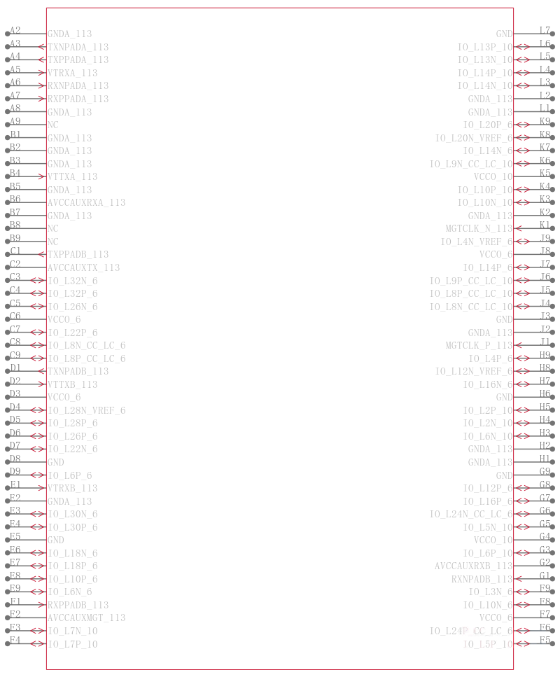 XC4VFX60-11FFG1152I引脚图