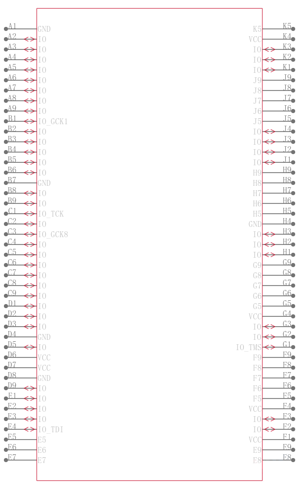 XCS40XL-4BG256C引脚图