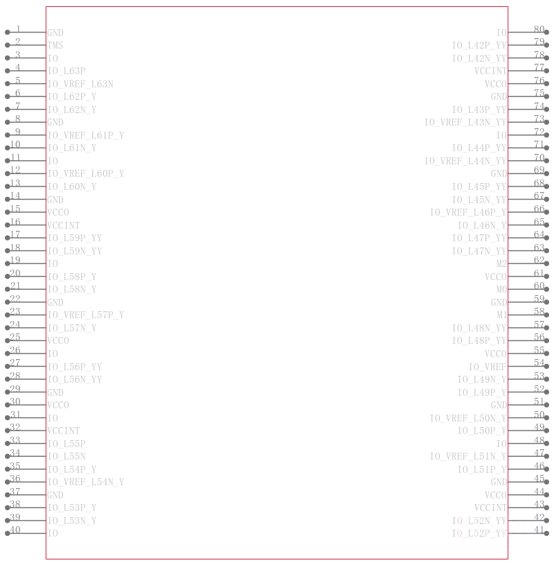 XCV200E-8PQ240C引脚图