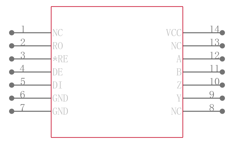 XR3086XID-F引脚图