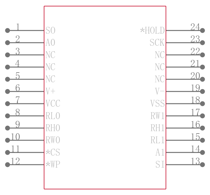 X9260US24ZT1引脚图