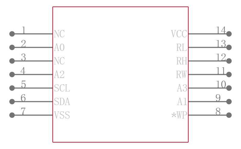 X9279TV14IZ-2.7引脚图