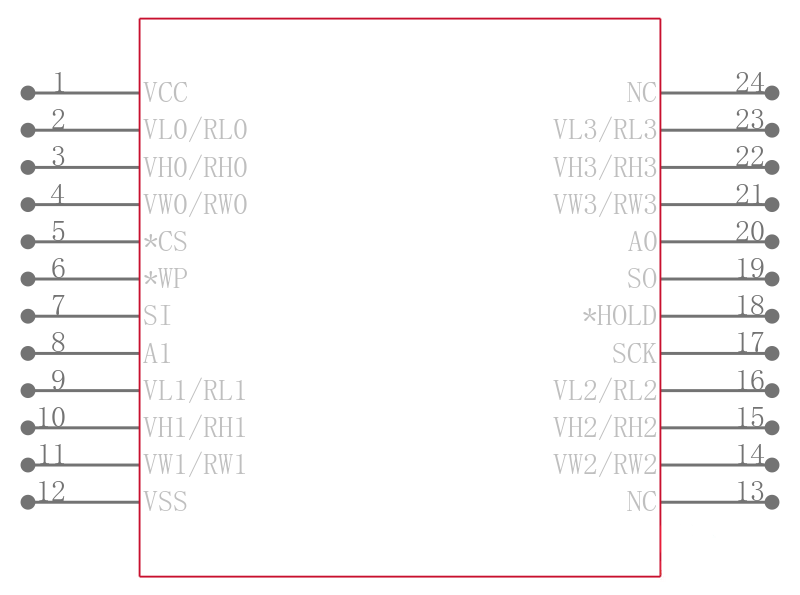 X9401WS24T1引脚图
