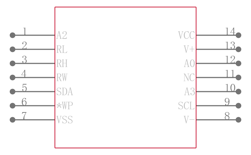 X9428YV14IZT1引脚图