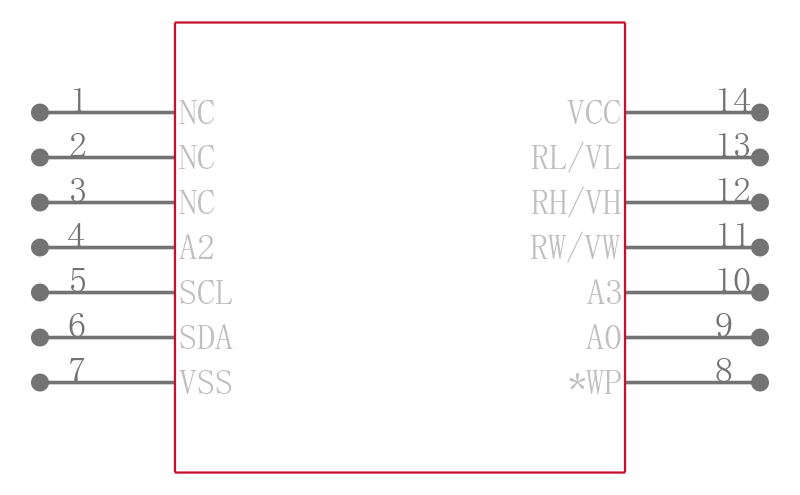 X9429WV14I-2.7T2引脚图