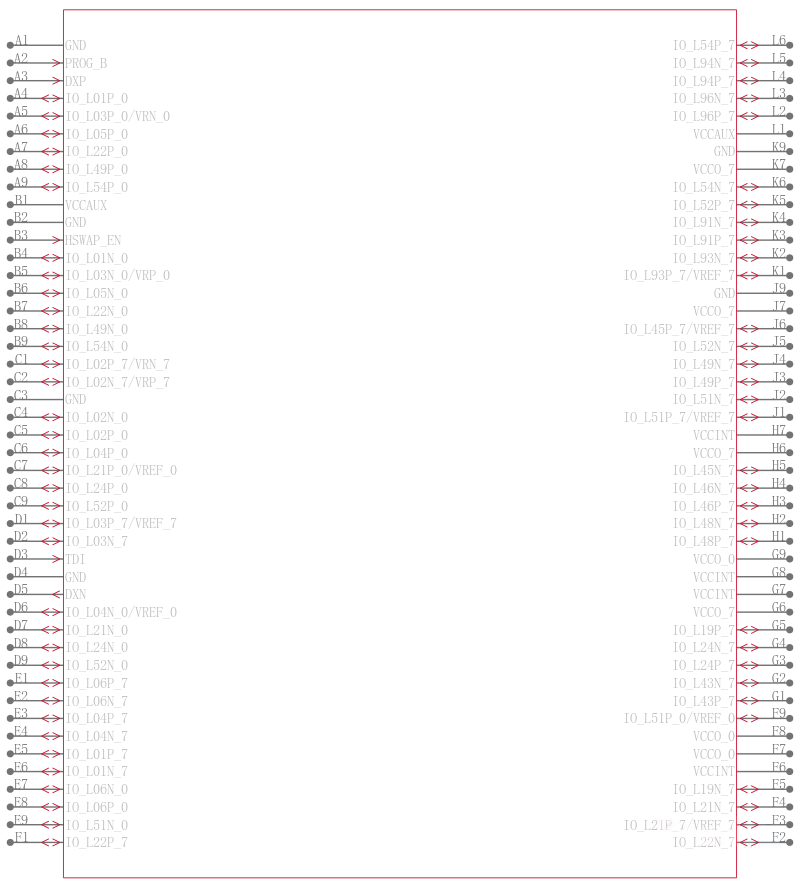 XC2V1000-4FGG456I引脚图