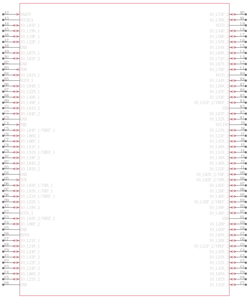 XC2V2000-5FF896I引脚图