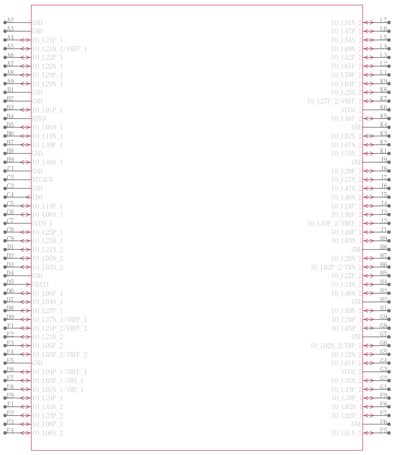 XC2V6000-5BF957I引脚图