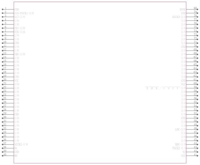 XC4010D-5PQ160C引脚图