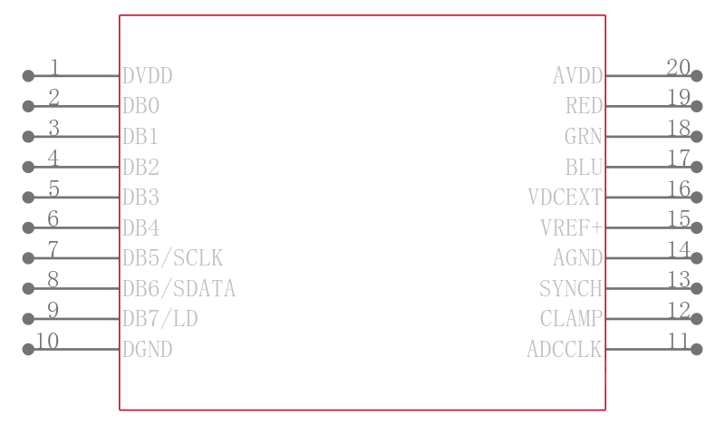 XRD9825ACD-F引脚图