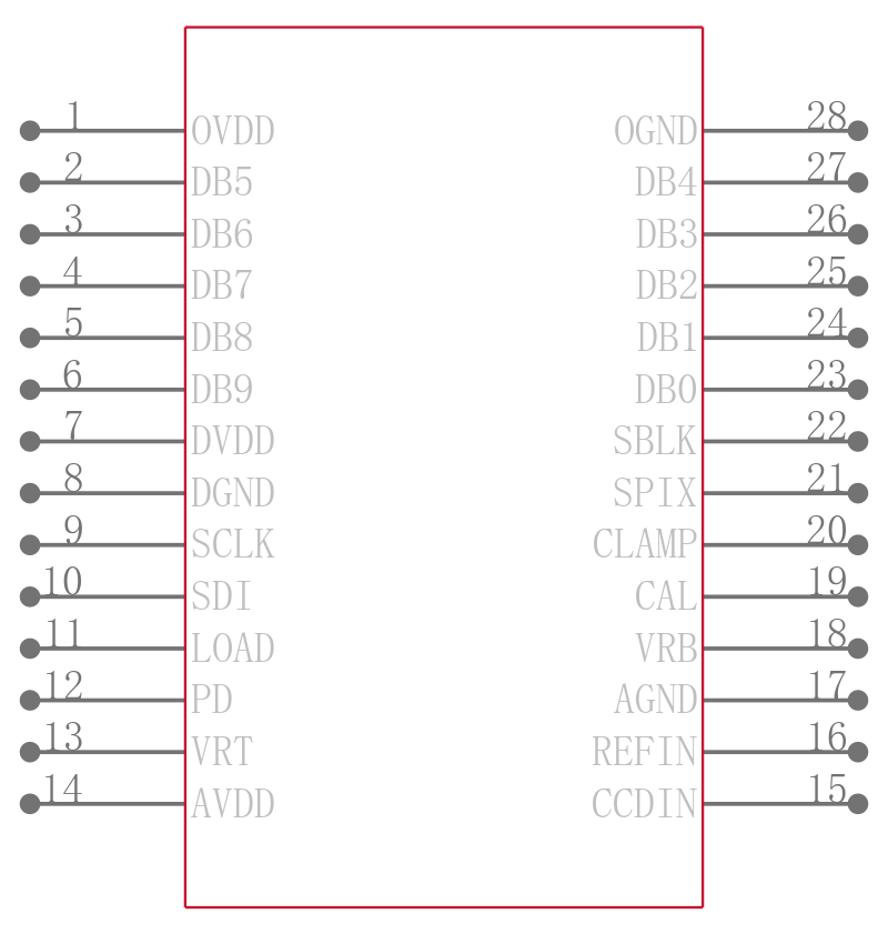 XRD98L59AIGTR引脚图