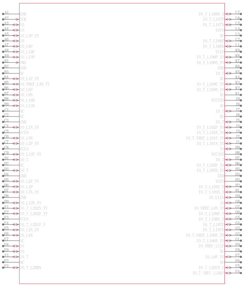 XC2S400E-6FGG676I引脚图