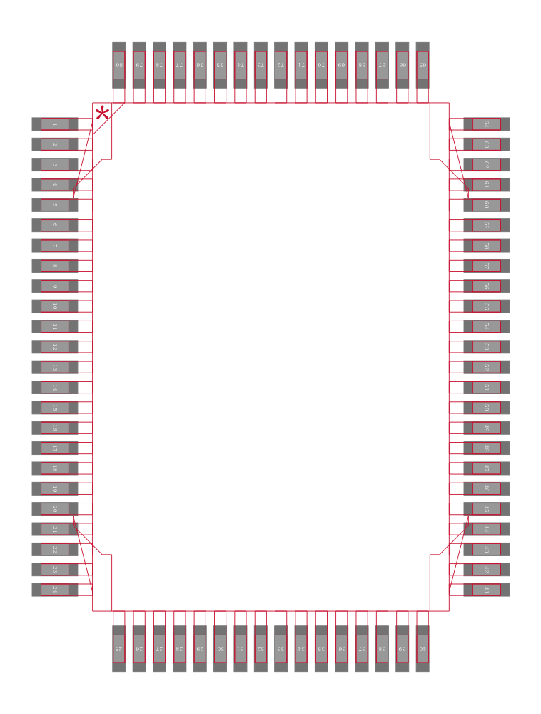 Z8018010FSC00TR封装焊盘图