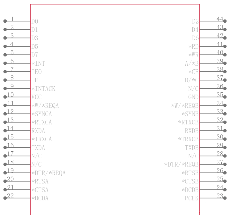 Z8523008VSC引脚图