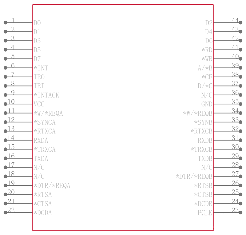 Z8523010VSC00TR引脚图