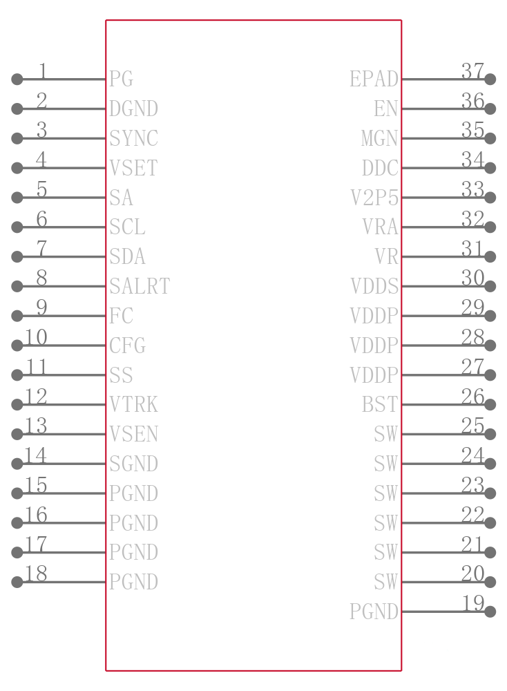 ZL2101ALAF引脚图