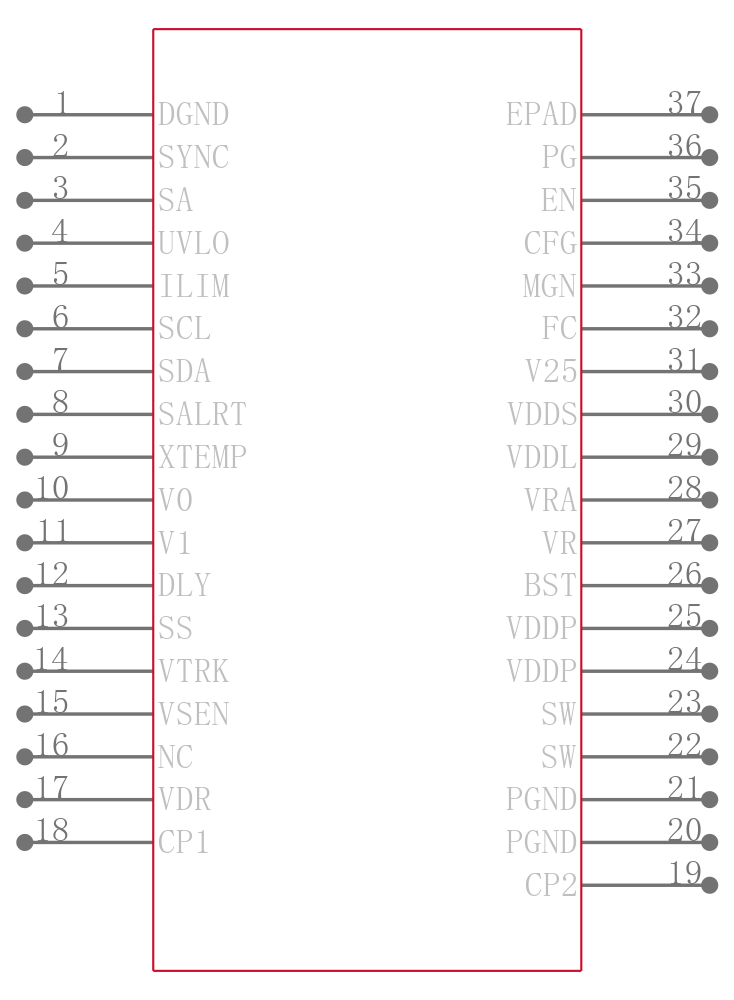 ZL2105ALNFT引脚图