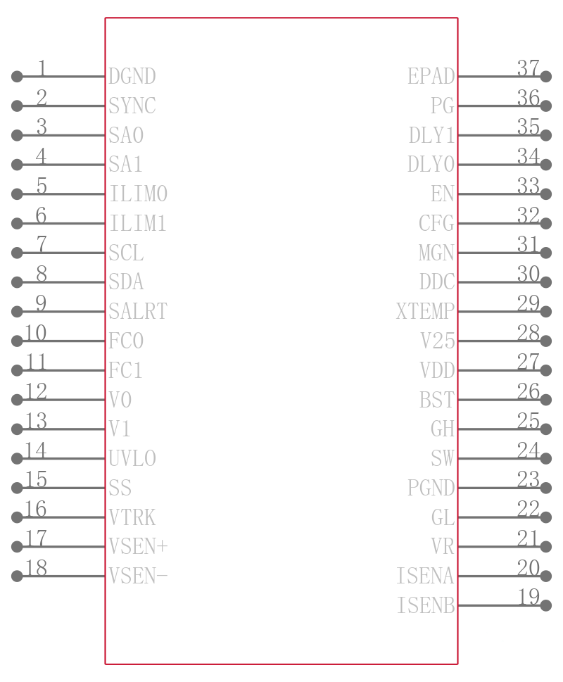 ZL6100ALAF引脚图