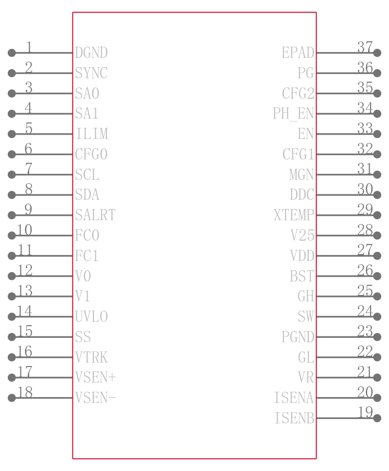 ZL6105ALAFTKR5546引脚图