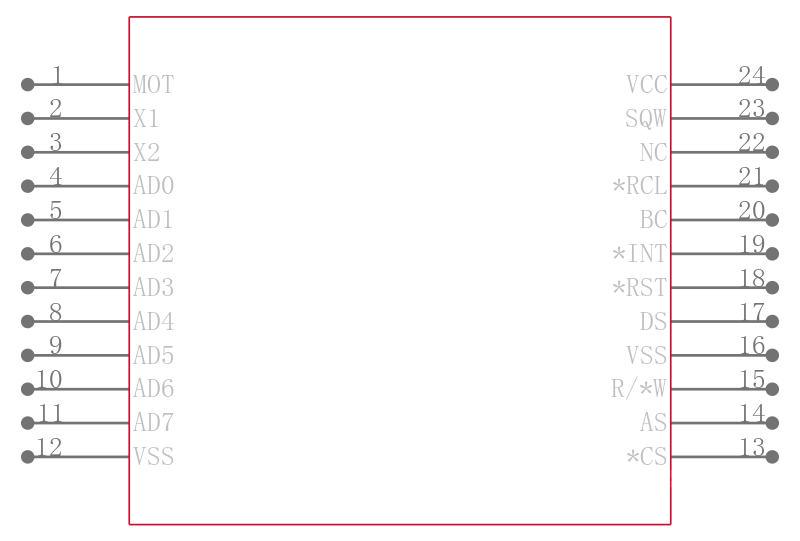 BQ3285S-SB2TRG4引脚图