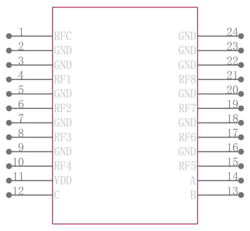 103706-HMC253QS24引脚图