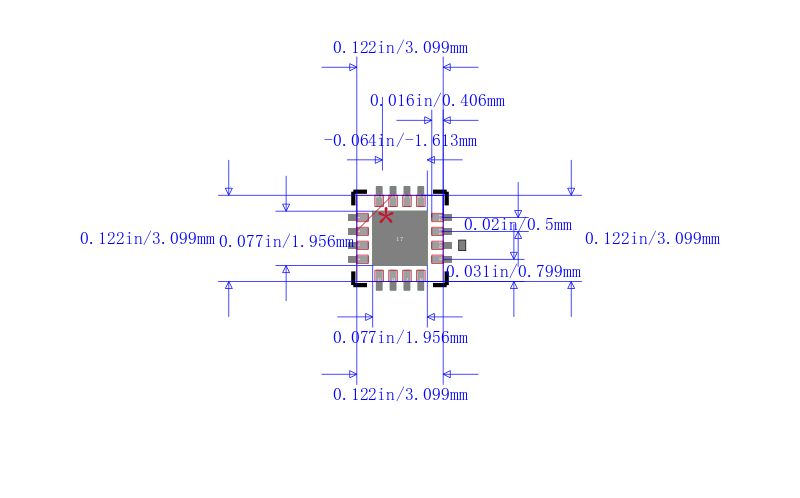 122520-HMC727LC3C封装图