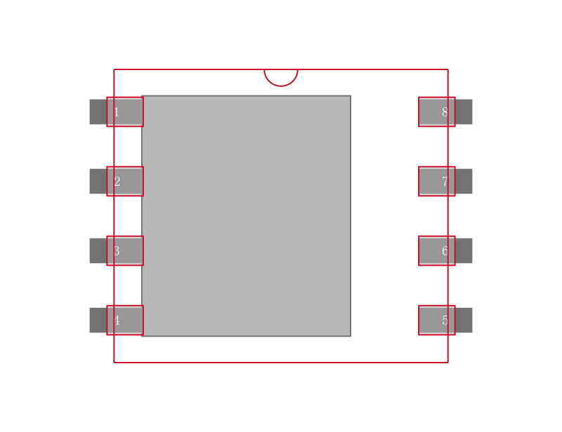 BSC014NE2LSIATMA1封装焊盘图
